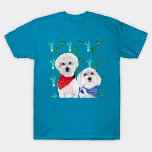 Cactus and puppies T-Shirt